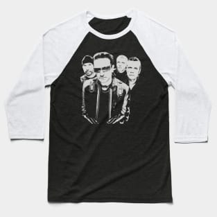 U2 // 80s Retro Music Fan Baseball T-Shirt